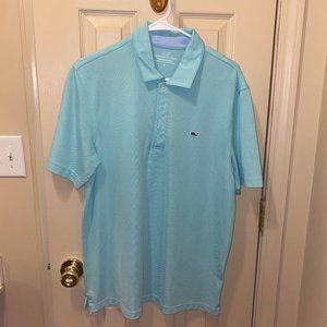 Vineyard Vines Performance Polo M Seafoam